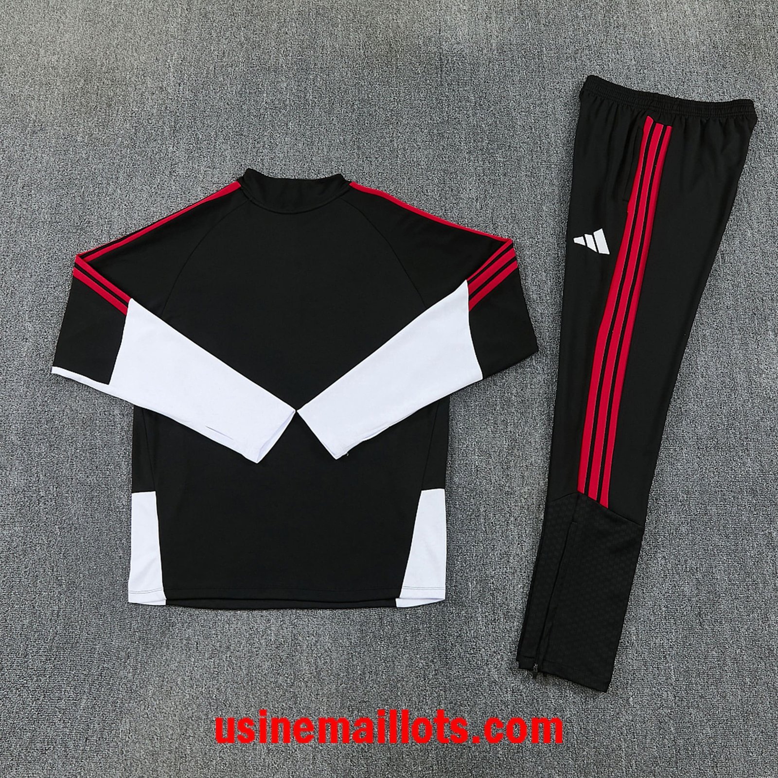 Survêtement Arsenal 2026/2027 Noir Blanc Rouge – Image 2