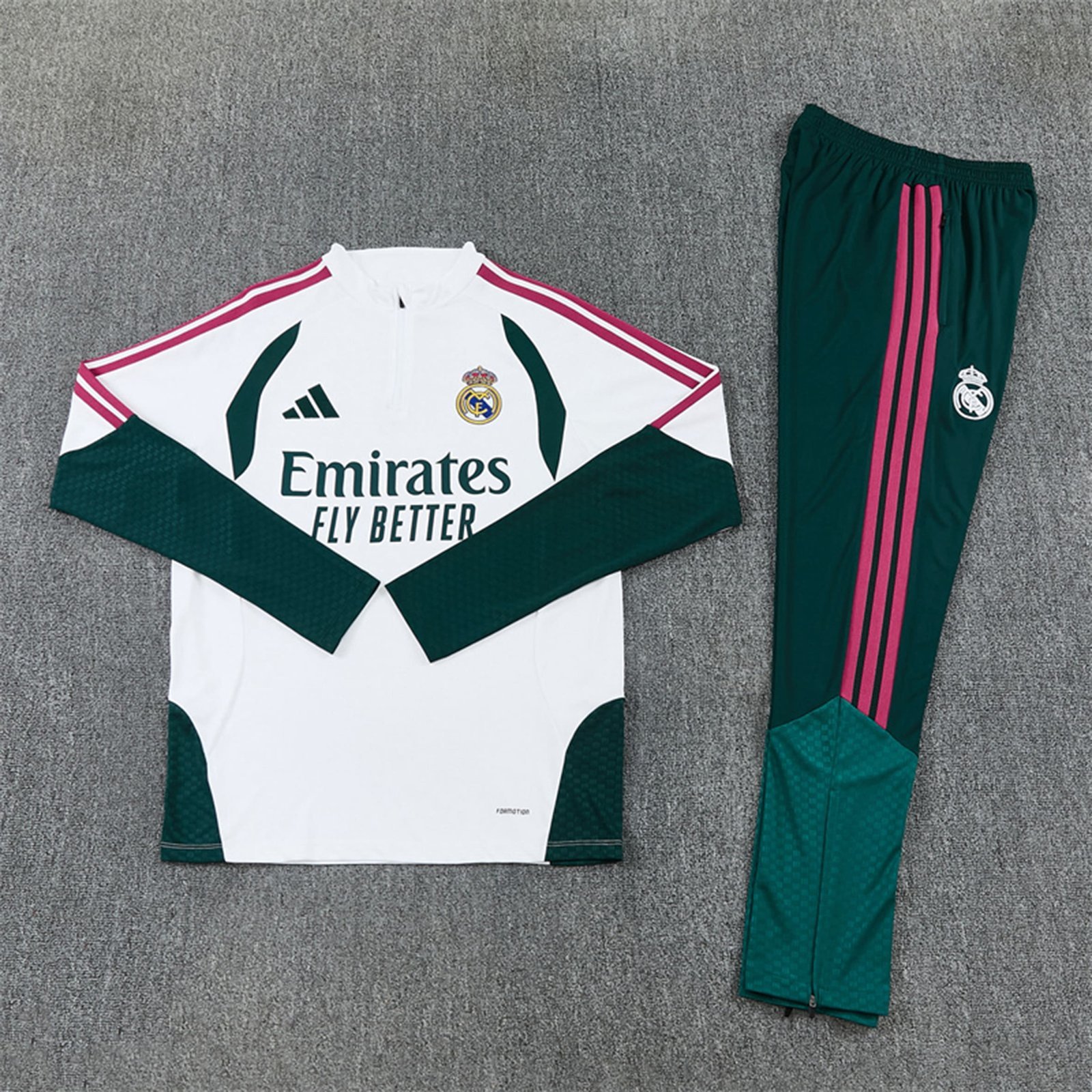 Survêtement Real Madrid 2026/2027 Blanc Vert