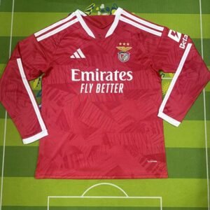 Maillot Benfica Domicile Manches Longues 2026/2027 Rouge