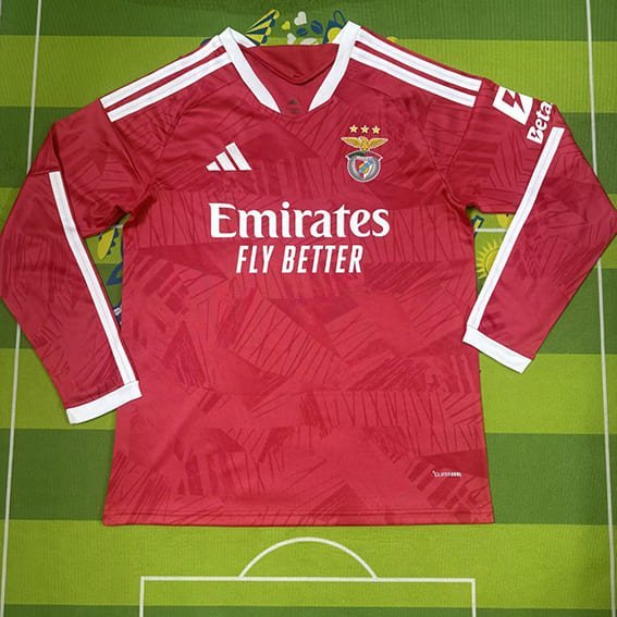 Maillot Benfica Domicile Manches Longues 2026/2027 Rouge