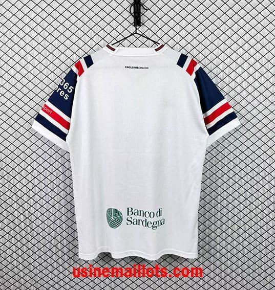 Maillot Cagliari Extérieur 2026/2027 Blanc Bleu Rouge – Image 2