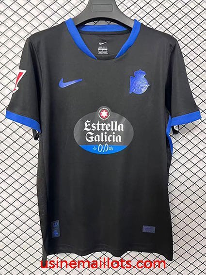Maillot Deportivo La Coruña Extérieur 2026/2027 Noir