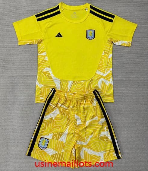 Maillot Enfant Aston Villa Gardien 2026/2027 Jaune