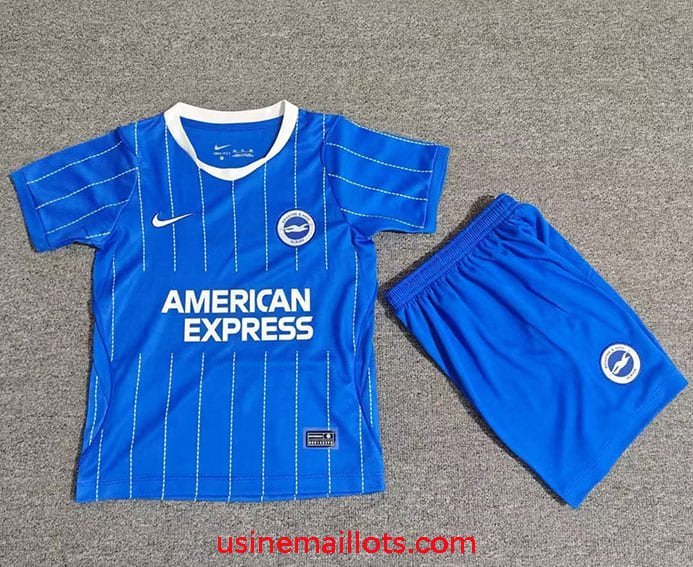 Maillot Enfant Brighton Hove Albion Domicile 2026/2027 Bleu