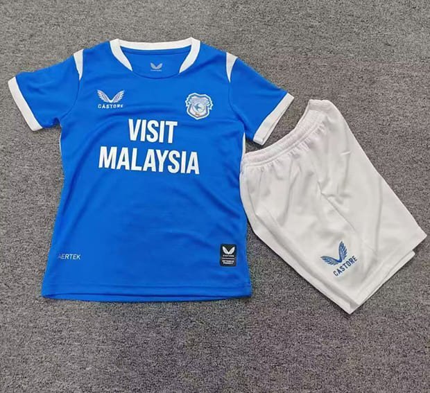 Maillot Enfant Cardiff City Domicile 2026/2027 Bleu Blanc