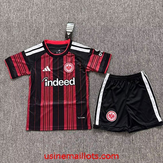 Maillot Enfant Eintracht Frankfurt Domicile 2026/2027 Rouge Noir