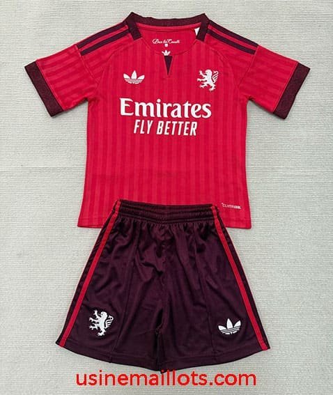 Maillot Enfant Lyon Extérieur 2026/2027 Rouge