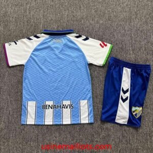 Alternative view of Maillot Enfant Malaga Domicile 2026/2027 Blanc Bleu