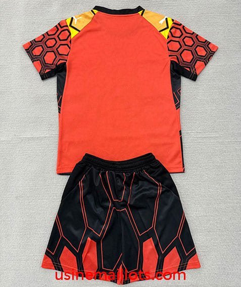 Maillot Enfant Marseille Gardien 2026/2027 Orange Noir – Image 2