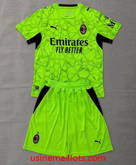 Maillot Enfant Milan AC Gardien 2026/2027 Vert
