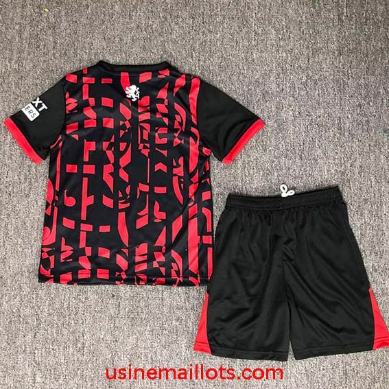 Maillot Enfant Rangers FC Third 2026/2027 Rouge Noir – Image 2
