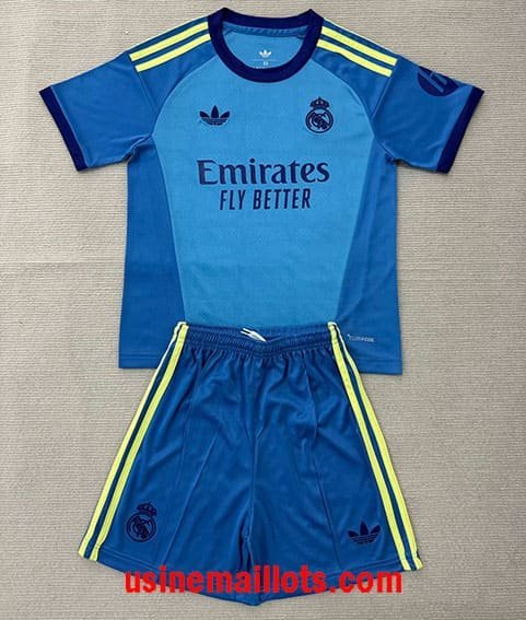 Maillot Enfant Real Madrid Gardien 2026/2027 Bleu