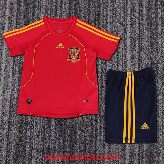 Maillot Enfant Rétro Espagne Domicile 2008