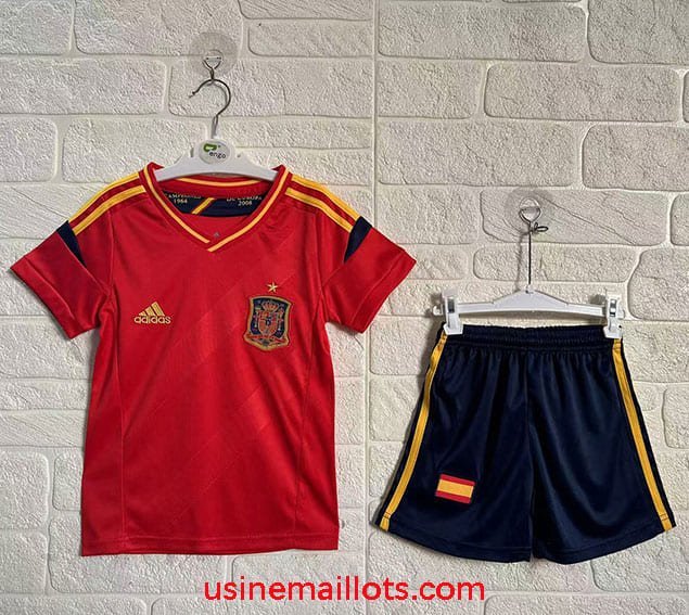 Maillot Enfant Rétro Espagne Domicile 2012