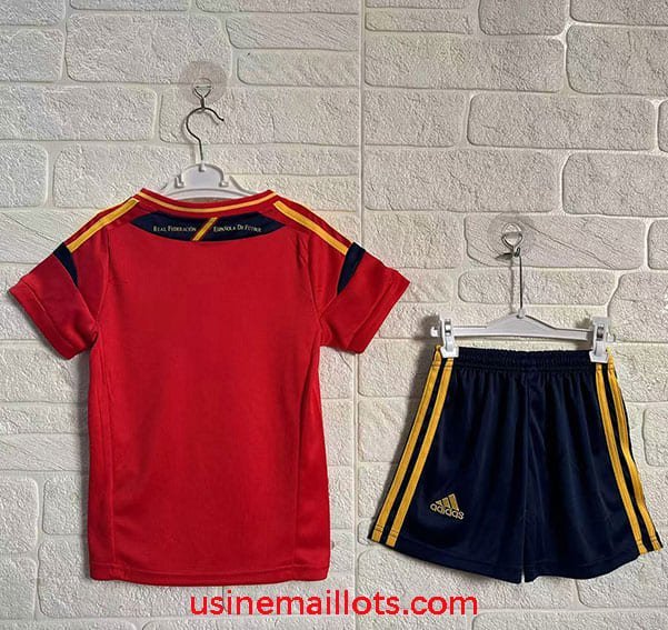Maillot Enfant Rétro Espagne Domicile 2012 – Image 2