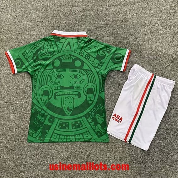 Maillot Enfant Rétro Mexique Domicile 1998 – Image 2
