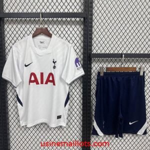 Maillot Enfant Tottenham Domicile 2026/2027 Blanc Noir