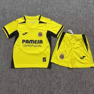 Maillot Enfant Villarreal Domicile 2026/2027 Jaune Noir