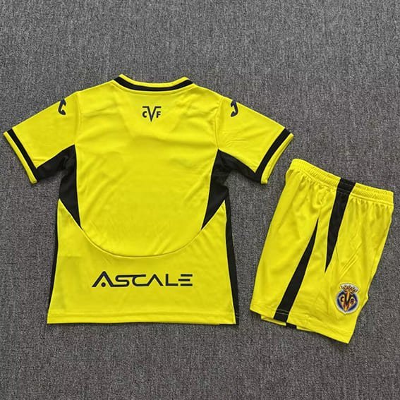 Maillot Enfant Villarreal Domicile 2026/2027 Jaune Noir – Image 2
