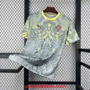 Maillot Gardien Portugal Coupe du Monde 2026 Gris Jaune