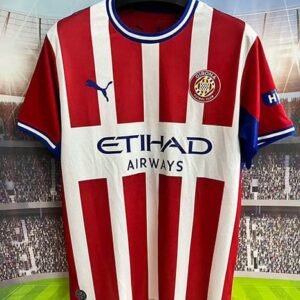 Maillot Gerona Domicile 2026/2027 Rouge Blanc