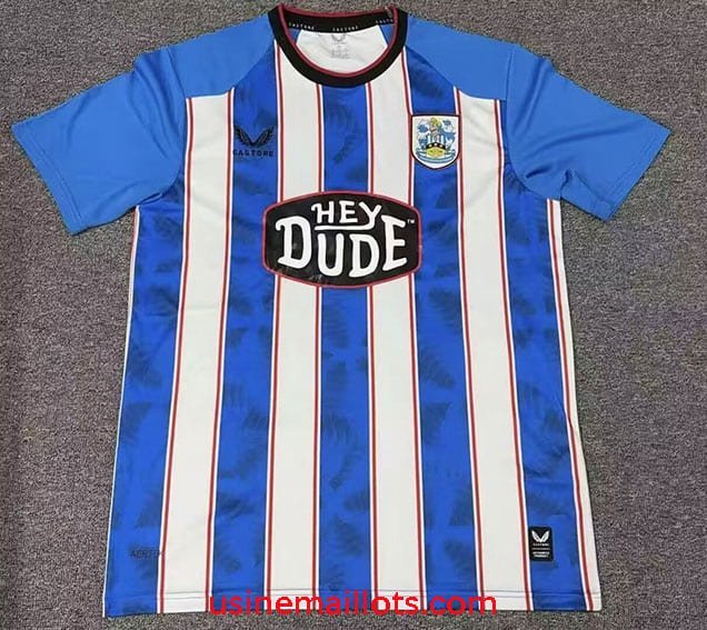 Maillot Huddersfield Town Domicile 2026/2027 Bleu Blanc