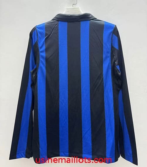 Maillot Inter Milan Domicile Manches Longues 2026/2027 Noir Bleu – Image 2