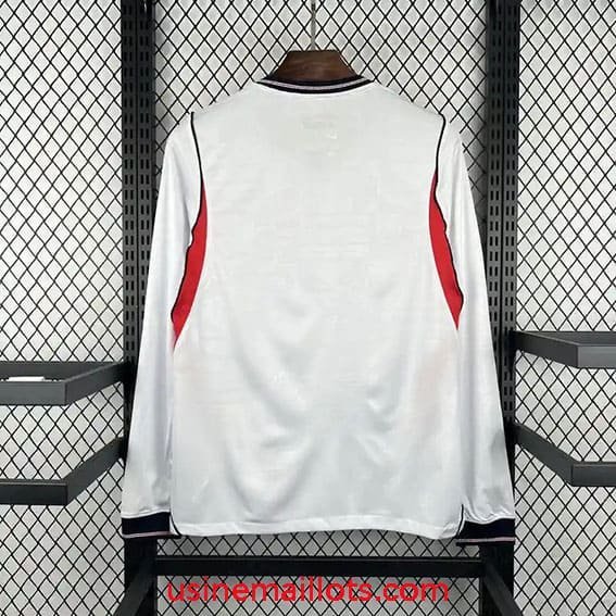 Maillot Manches Longues Angleterre Domicile Coupe du Monde 2026 Blanc – Image 2