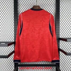 Alternative view of Maillot Manches Longues Angleterre Extérieur Coupe du Monde 2026 Rouge