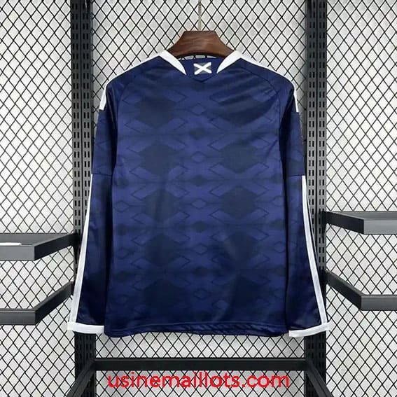 Maillot Manches Longues Ecosse Domicile Coupe du Monde 2026 Bleu – Image 2