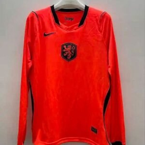 Maillot Manches Longues Pays Bas Domicile Coupe du Monde 2026 Orange