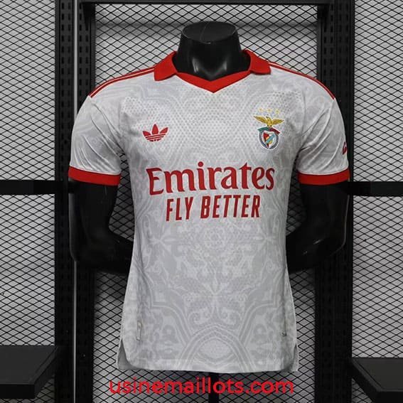 Maillot Match Benfica Extérieur 2026/2027 Blanc