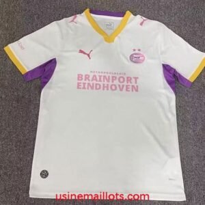 Maillot PSV Eindhoven Extérieur 2026/2027 Blanc Violet