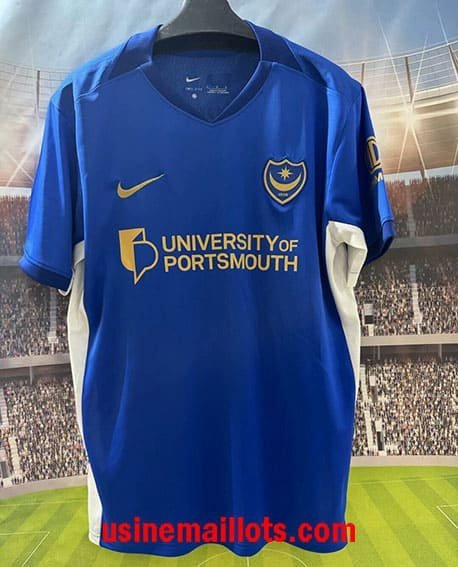 Maillot Portsmouth Domicile 2026/2027 Bleu