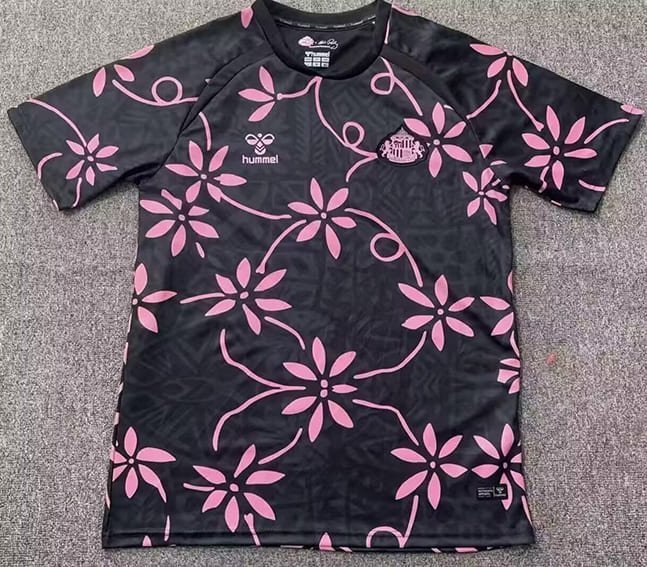 Maillot Pré-Match Sunderland 2026/2027 Noir Rose