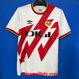 Maillot Rayo Vallecano Domicile 2026/2027 Blanc Rouge