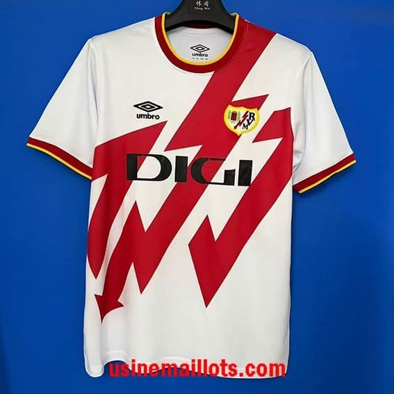 Maillot Rayo Vallecano Domicile 2026/2027 Blanc Rouge