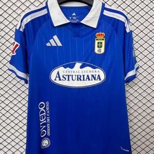 Maillot Real Oviedo Domicile 2026/2027 Bleu