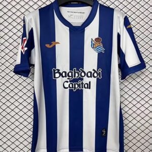 Maillot Real Sociedad Domicile 2026/2027 Blanc Bleu