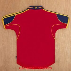 Alternative view of Maillot Rétro Espagne Domicile 2000 Rouge Bleu