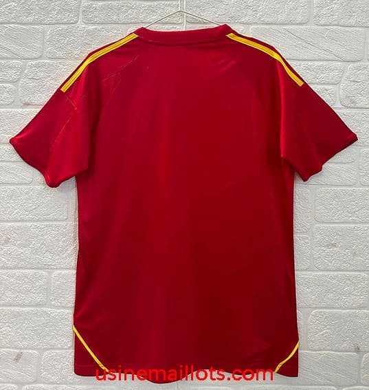Maillot Rétro Espagne Domicile 2008 Rouge – Image 2