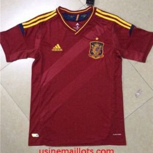 Maillot Rétro Espagne Domicile 2012 Rouge