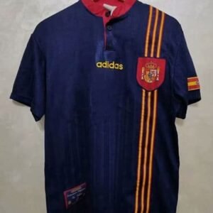 Maillot Rétro Espagne Extérieur 1996 Bleu