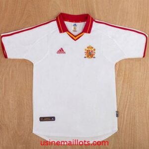 Maillot Rétro Espagne Extérieur 2000 Blanc