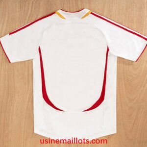 Alternative view of Maillot Rétro Espagne Extérieur 2006 Blanc Rouge