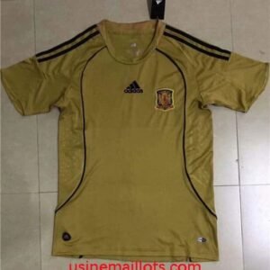 Maillot Rétro Espagne Extérieur 2008 Or