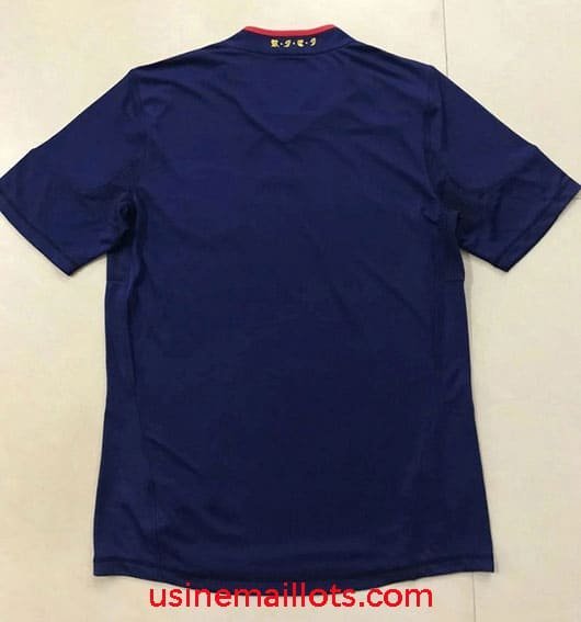 Maillot Rétro Espagne Extérieur 2010 Bleu – Image 2