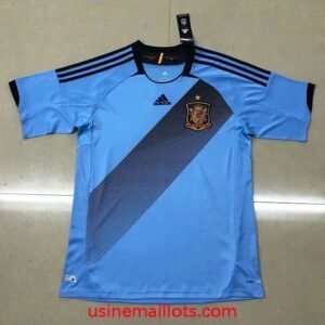 Maillot Rétro Espagne Extérieur 2012 Bleu