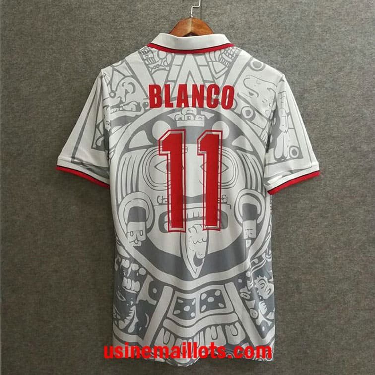 Maillot Rétro Mexique Blanco Extérieur 1998 – Image 2