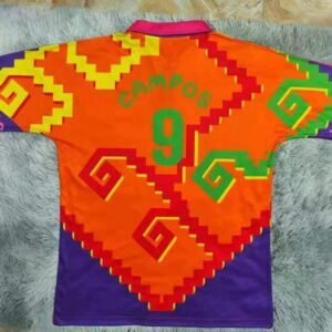 Alternative view of Maillot Rétro Mexique Campos Extérieur Gardien 1995